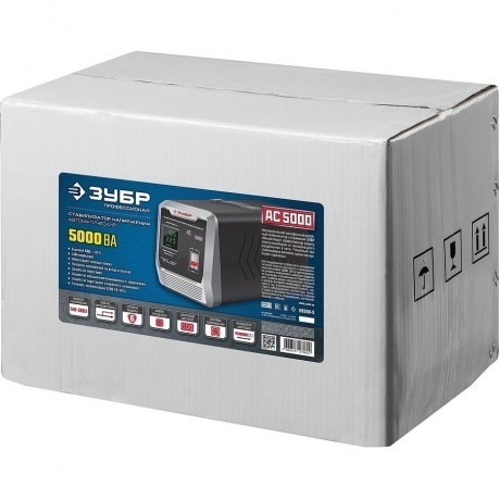 Стабилизатор Зубр АС 5000 59380-5 - фото 5