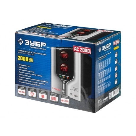 Стабилизатор Зубр АС 2000 59375-2 - фото 5