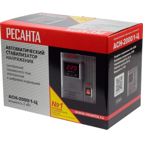 Стабилизатор Ресанта АСН-2000/1-Ц - фото 9