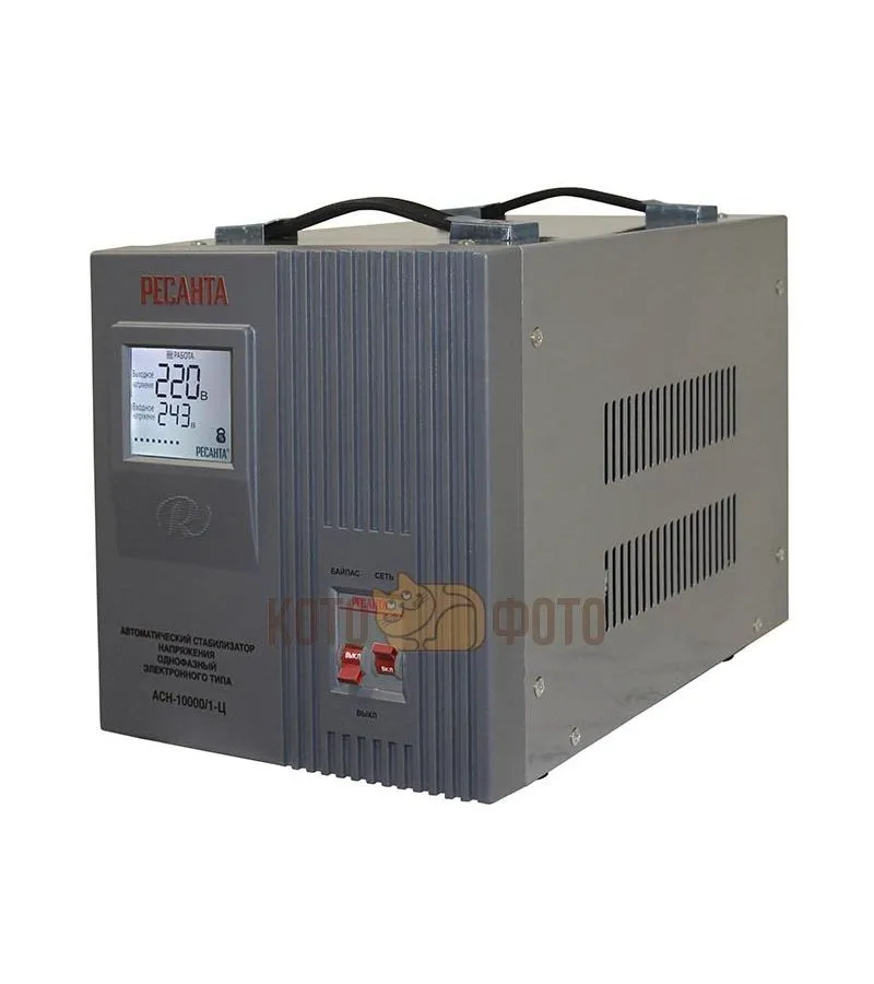 Стабилизатор Ресанта АСН-10000/1-Ц - фото 2