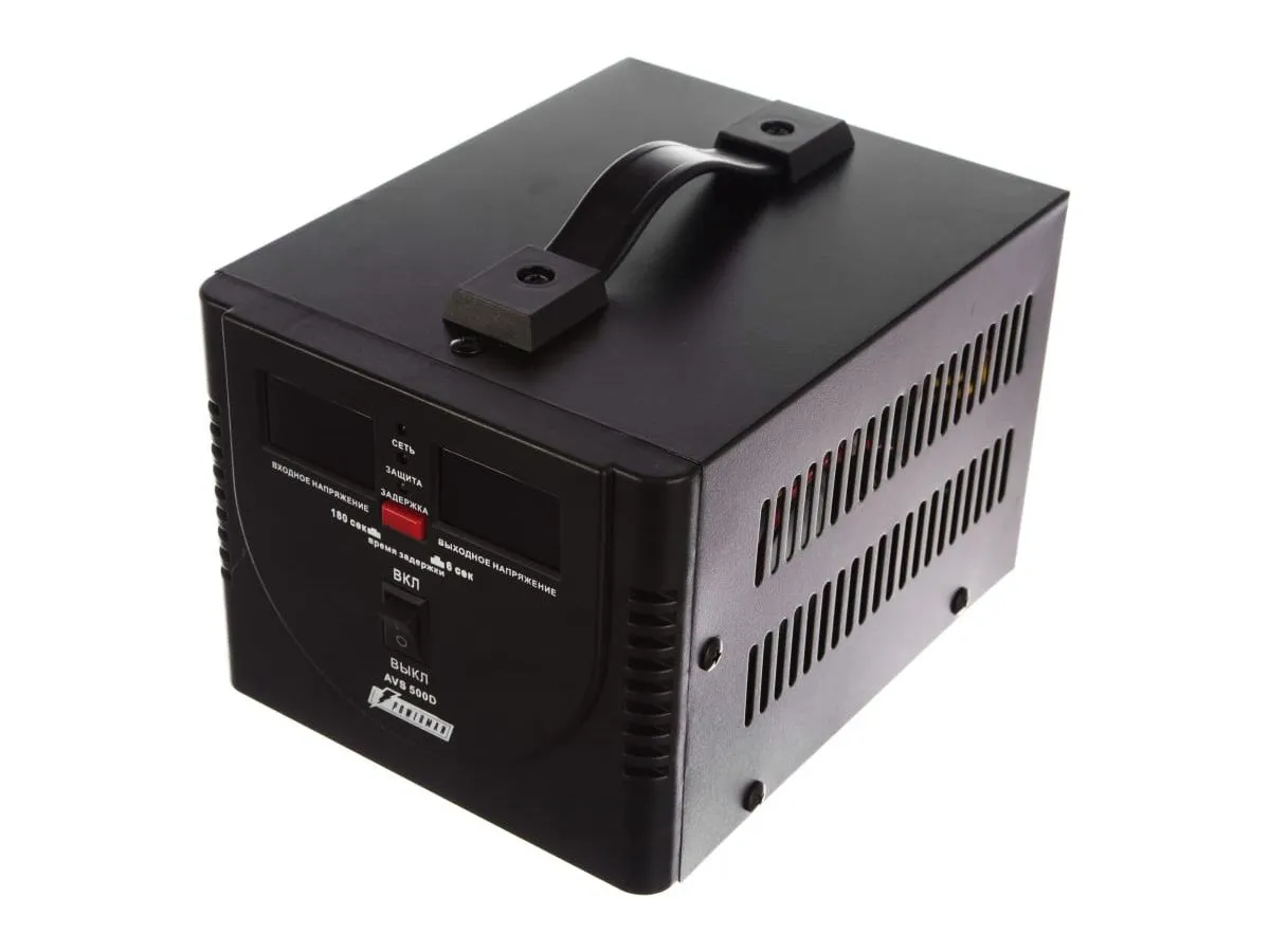 Стабилизатор Powerman AVS 500 D Black (6015735) - фото 2