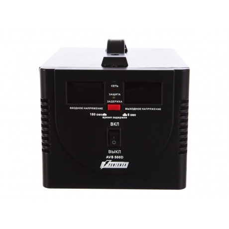 Стабилизатор Powerman AVS 500 D Black (6015735) - фото 3