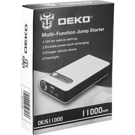Пуско-зарядное устройство 11000мАч DEKO DKJS11000 - фото 6