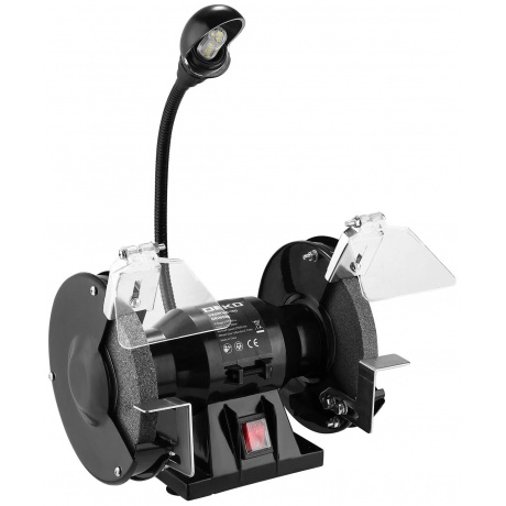 Станок заточной DEKO DKGM200-150, с лампой - фото 2