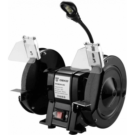 Станок заточной DEKO DKGM400-200, с лампой - фото 5