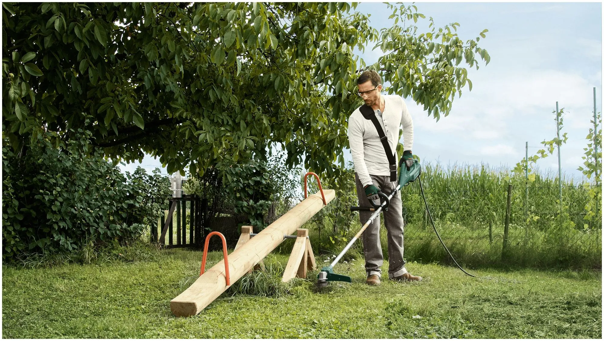 Триммер электрический Bosch AFS 23-37 W/EEU 06008A9000 - фото 8