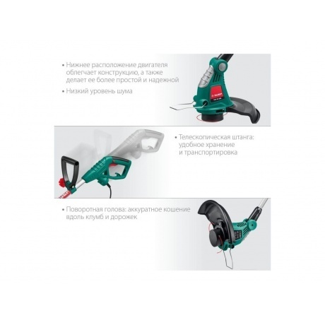 Триммер сетевой ЗУБР 600 Вт ТСН-33-600 - фото 3