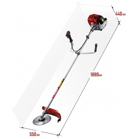 Триммер бензиновый ЗУБР КРБ-2500, 2.5 кВт - фото 8