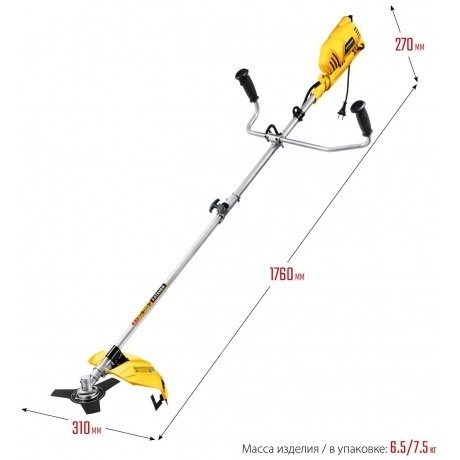 Коса сетевая STEHER 1700 Вт SEB-42-1700 - фото 9