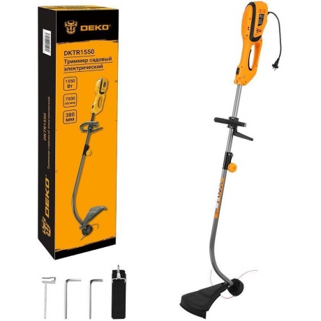 Триммер садовый электрический DEKO DKTR1550 - фото 2