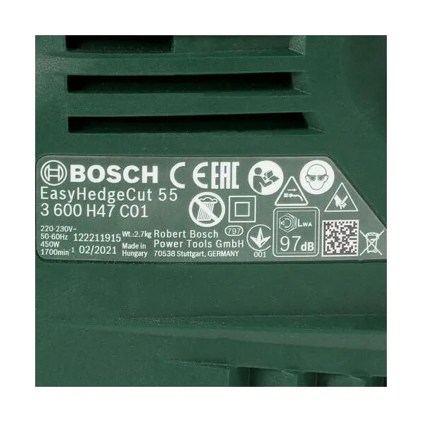 Кусторез электрический Bosch EasyHedgeCut 55 0600847C02 - фото 7