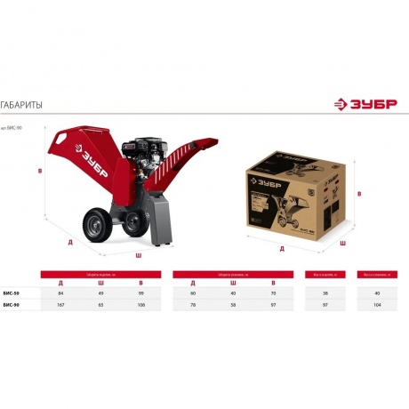 Измельчитель садовый бензиновый ЗУБР 50 мм, (БИС-50) - фото 22