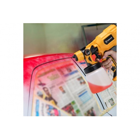 Краскопульт аккумуляторный DEKO DKSG20K2, 120W, 800 мл - фото 5