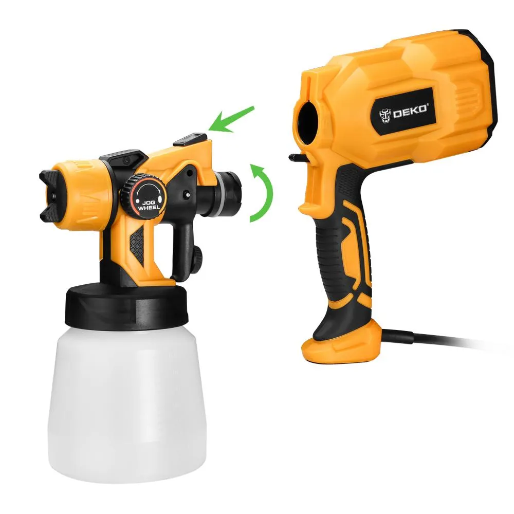 Краскопульт электрический DEKO DKSG55K1 HVLP (550W, 800 мл) - фото 5