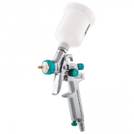 

Краскораспылитель AG 810 HVLP, гравитационный, сопло 0,8 мм и 1 мм Stels