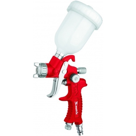 Краскораспылитель HVLP пневмат с верхним бачком V 01 л сопло диаметром 08 мм Matrix 2001₽