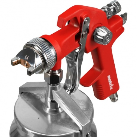 Краскораспылитель HVLP пневмат. с нижним бачком V= 1 л, сопло диаметром 1.4 мм Matrix - фото 5