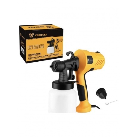 Краскопульт электрический DEKO SG500DK, 800 мл, 500Вт - фото 1