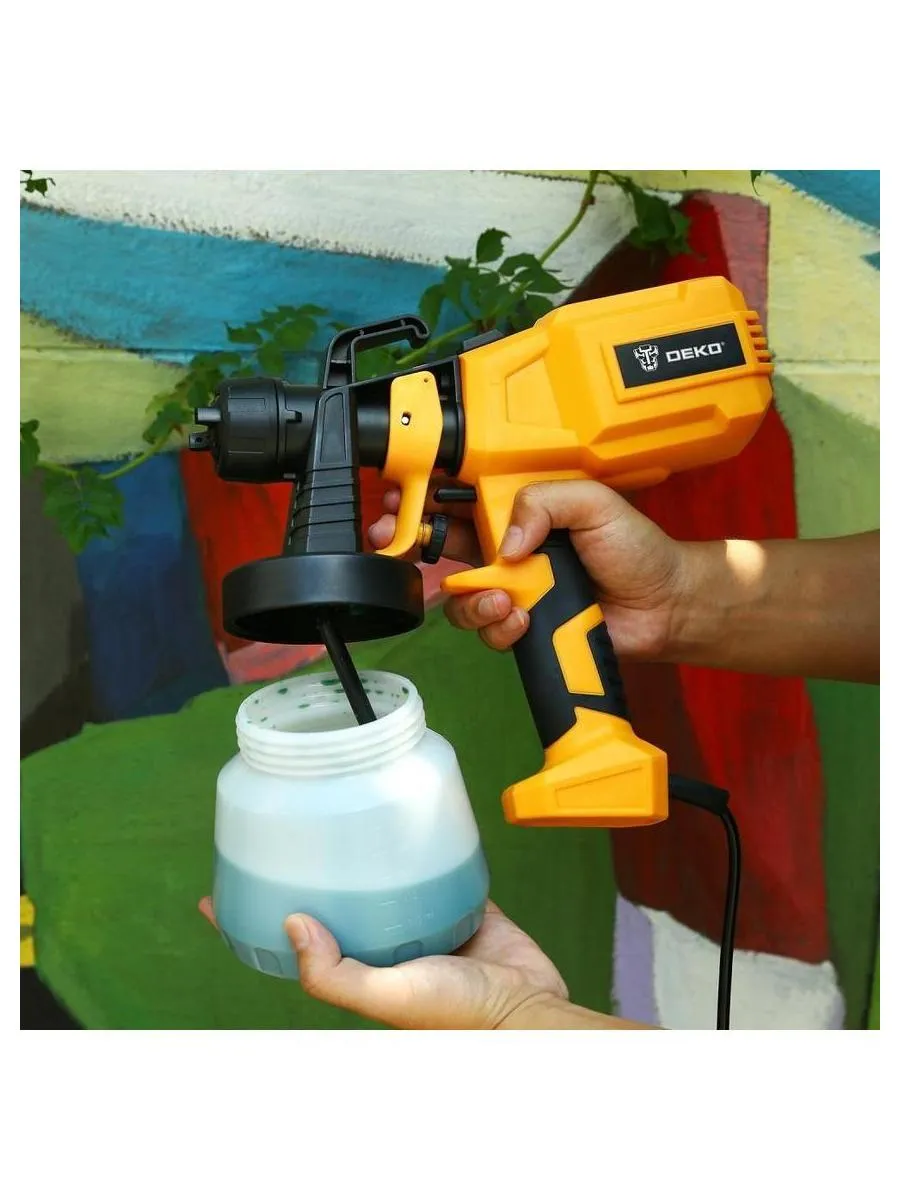 Краскопульт электрический DEKO SG550DK, 800 мл, 550Вт - фото 6