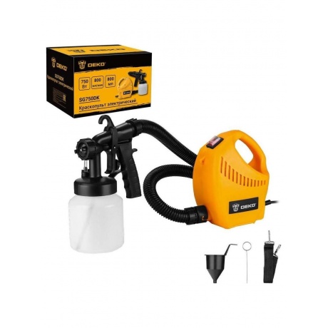 Краскопульт электрический DEKO SG750DK, 800 мл, 750Вт - фото 1