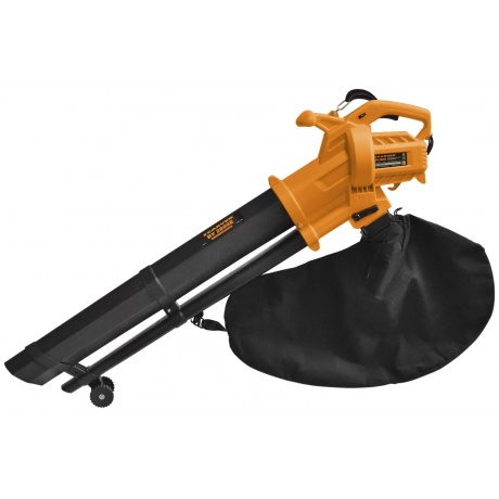 Воздуходувка-пылесос Carver BV 2800E (01.005.00009) черный/оранж...