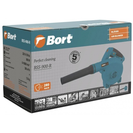 Воздуходувка Bort BSS-900-R 93410815 синий - фото 8