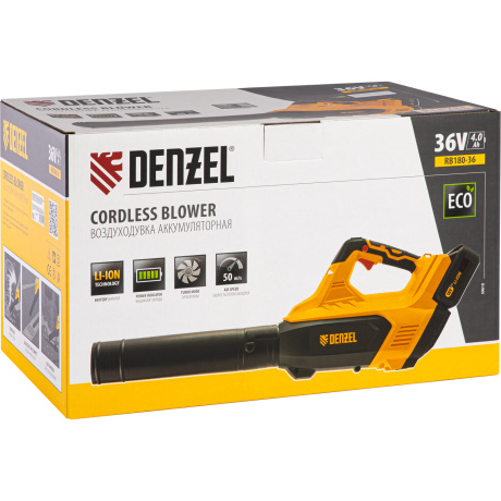 Воздуходувка аккумуляторная Denzel RB180-36 - фото 6