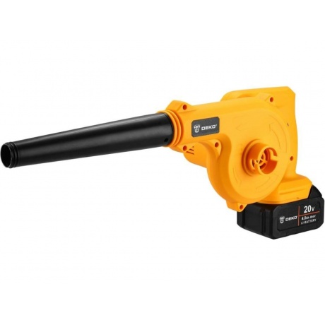 Воздуходувка садовая аккумуляторная  DEKO DKBL20, 20В, 1x4.0Ач - фото 2