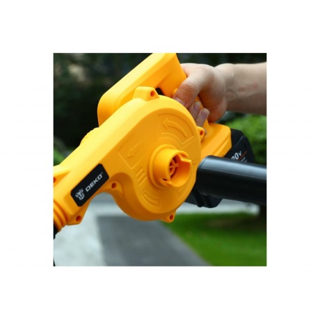 Воздуходувка садовая аккумуляторная  DEKO DKBL20, 20В, 1x4.0Ач - фото 6