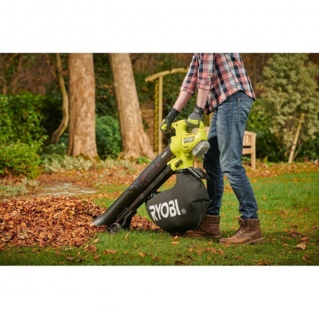 Садовый пылесос-воздуходувка Ryobi RY18BVXA-0 5133005546 - фото 10