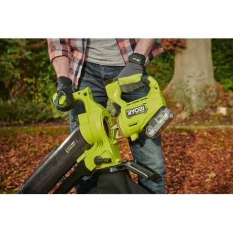 Садовый пылесос-воздуходувка Ryobi RY18BVXA-150 5133005666 - фото 2