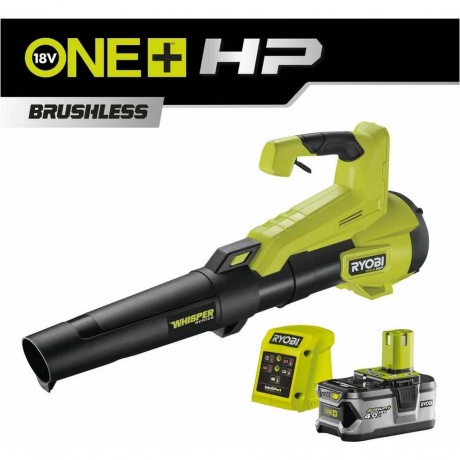 Воздуходувка бесщеточная Ryobi 18В RY18BLXC-140 5133005357 - фото 4