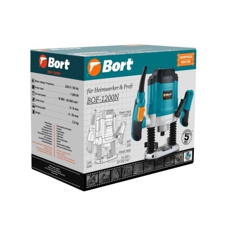 Фрезер электрический Bort BOF-1200N - фото 11
