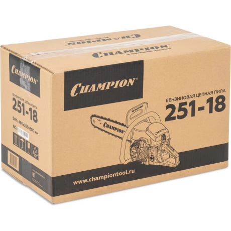 Бензопила Champion 251-18 - фото 10