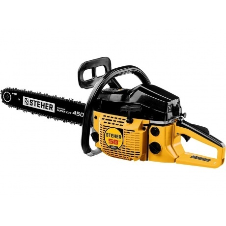 Бензопила STEHER 58 см3, 45 см, (BS-58-45) - фото 4