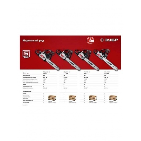 Бензопила ЗУБР (ПБЦ-М62-50) - фото 10