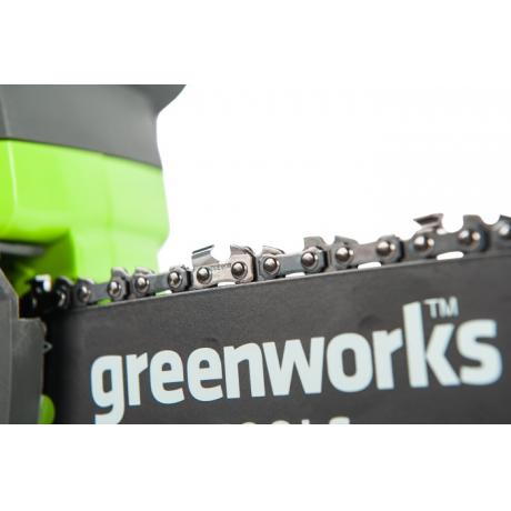 Цепная пила аккумуляторная GreenWorks G24CS25K2 2000007VA - фото 6