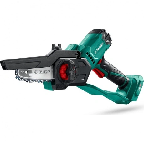 Мини-пила цепная аккумуляторная ЗУБР 20 В, 100 мм шина, без АКБ ...