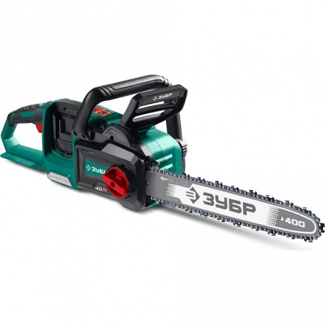 

Пила цепная аккумуляторная ЗУБР 40 В, (2x20В), 400 мм шина, без АКБ (LMS), (ПЦБ-4040)