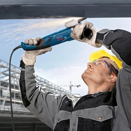 Машина шлифовальная угловая Bosch GWS 18-125 SL (06017A3200) - фото 6