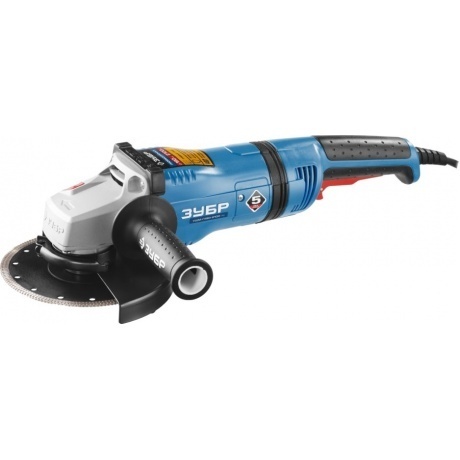 Машина шлифовальная угловая Зубр УШМ-П180-2100 ПВ - фото 2
