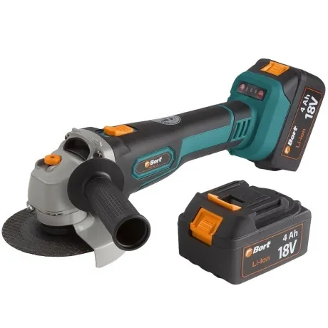 Машина шлифовальная угловая аккумуляторная Bort BWS-18Li-125 937...