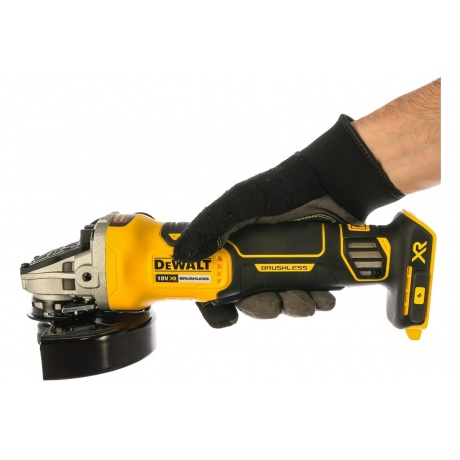 Машина шлифовальная угловая аккумуляторная DeWalt DCG406N-XJ - фото 6