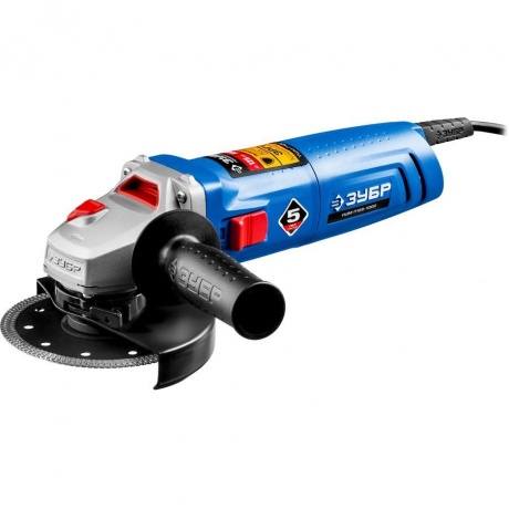 Машина шлифовальная угловая Зубр УШМ-П125-1000 4630₽