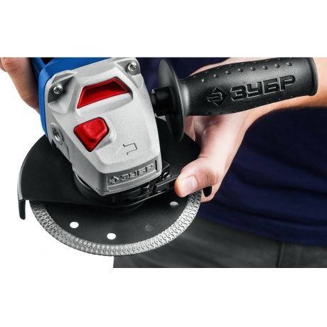 Машина углошлифовальная ЗУБР Профессионал УШМ-П125-1500 ЭПСТ - фото 11