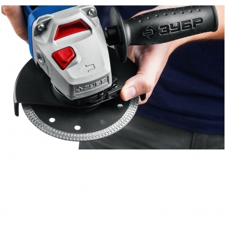 Машина углошлифовальная ЗУБР Профессионал УШМ-П125-1500 ЭПСТ - фото 5