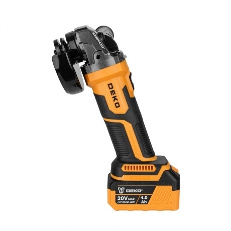 Углошлифовальная машина DEKO DKAG20-125, 2х4.0 Ач - фото 2