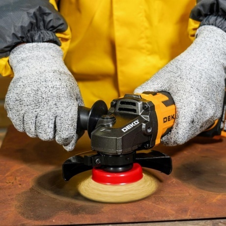 Углошлифовальная машина DEKO DKAG20-125, 2х4.0 Ач - фото 4
