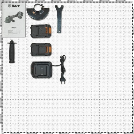 Машина шлифовальная угловая аккумуляторная Bort BWS-21Li - фото 2