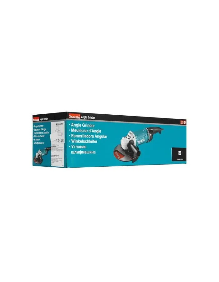 Углошлифовальная машина Makita GA9070X1 2800Вт 6600об/мин рез.шпин.:M14 d=230мм - фото 10